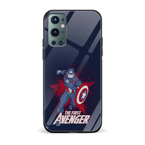 Captain America – First Avenger Printed Glass Back Phone Case