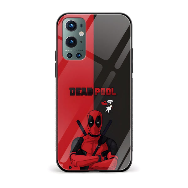 Deadpool Printed Glass Back Phone Case