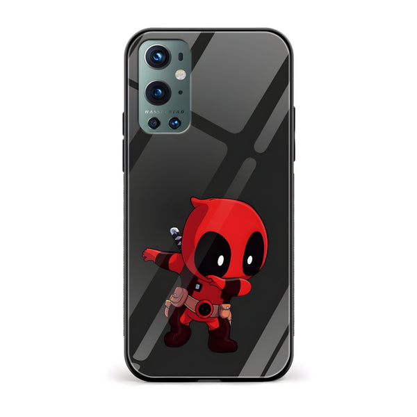 Deadpool Dab Printed Glass Back Phone Case