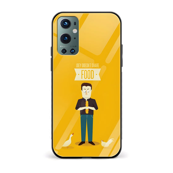 FRIENDS – Joey Doesn’t Share His Food Printed Glass Back Phone Case