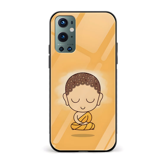 Gautam Buddha Printed Glass Back Phone Case