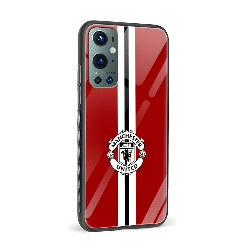 Football – Manchester United Printed Glass Back Phone Case