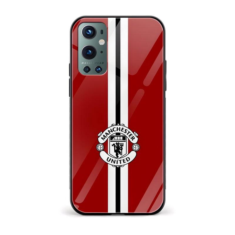 Football – Manchester United Printed Glass Back Phone Case