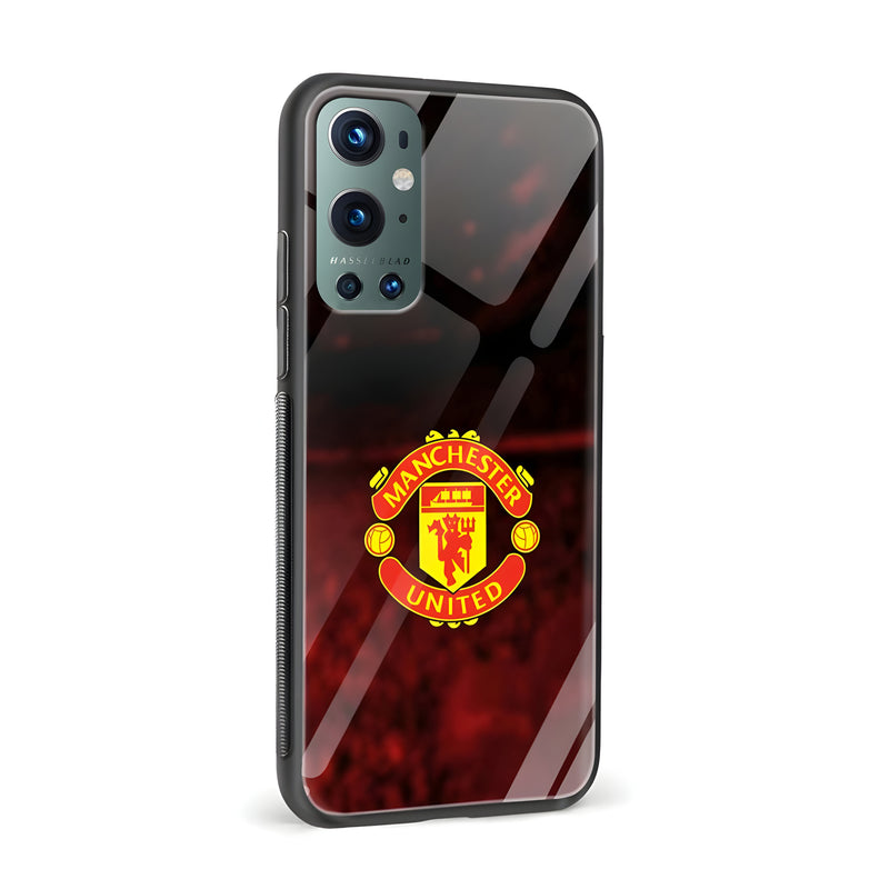 Football – Manchester United Printed Glass Back Phone Case