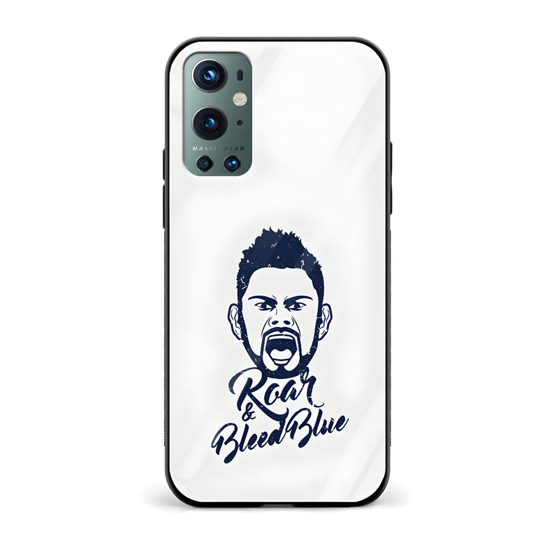 Cricket – Virat Kohli Printed Glass Back Phone Case