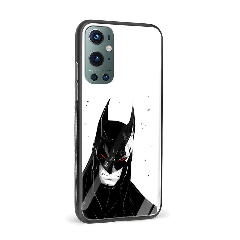 Batman Printed Glass Back Phone Case