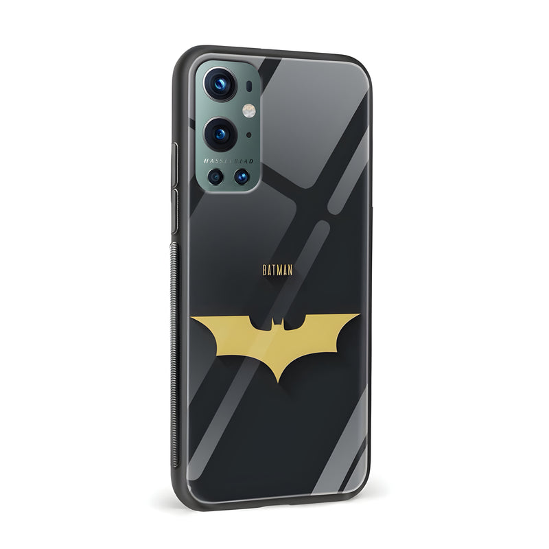 Batman Printed Glass Back Phone Case