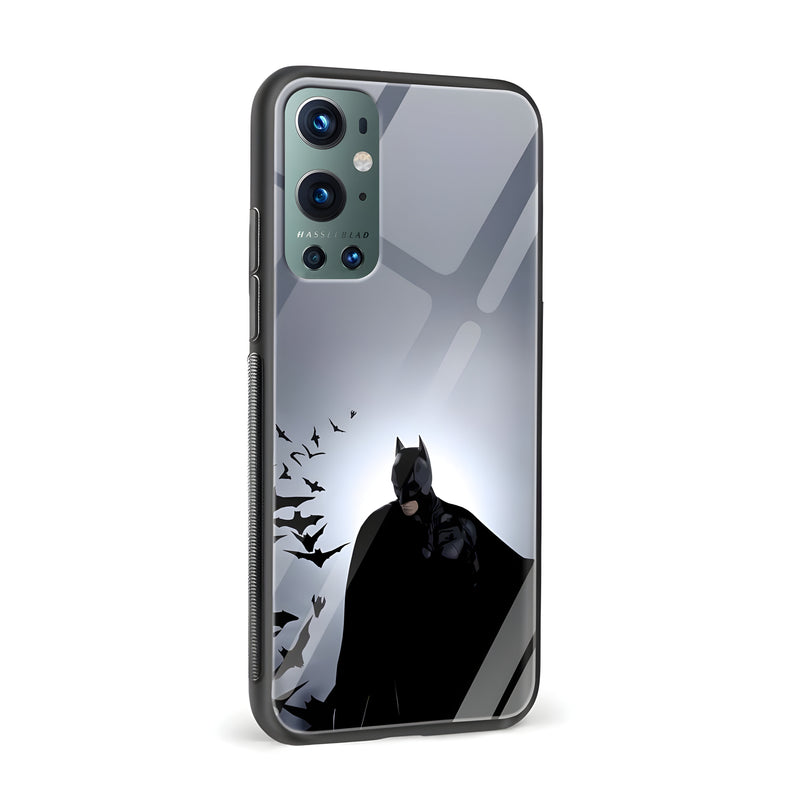 Batman Printed Glass Back Phone Case