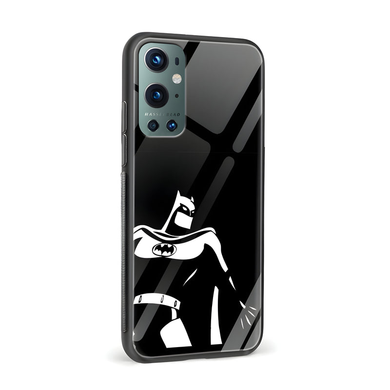 Batman Printed Glass Back Phone Case