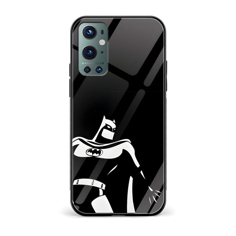 Batman Printed Glass Back Phone Case