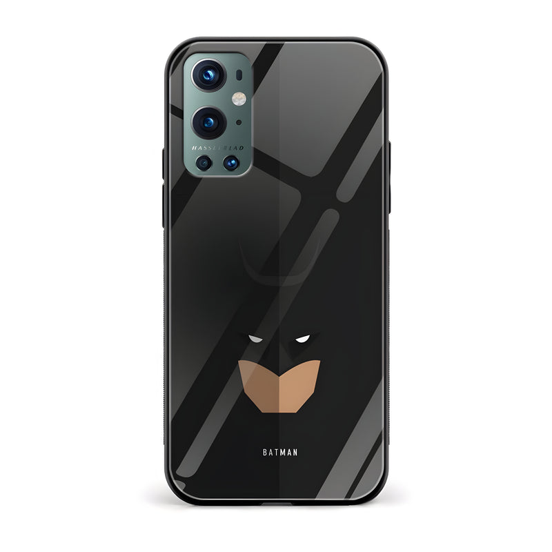 Batman Printed Glass Back Phone Case