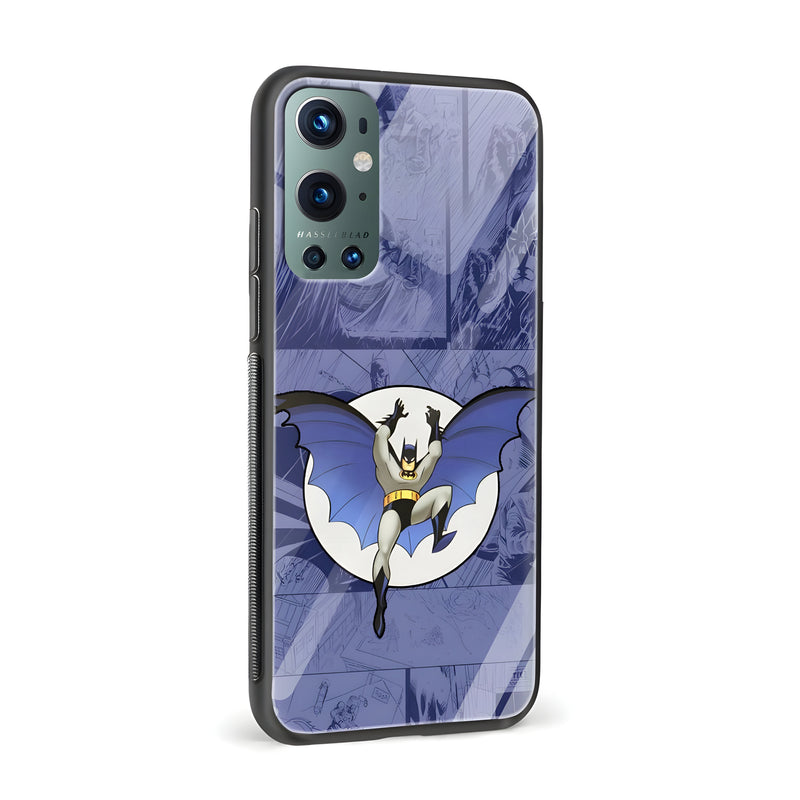 Batman Printed Glass Back Phone Case