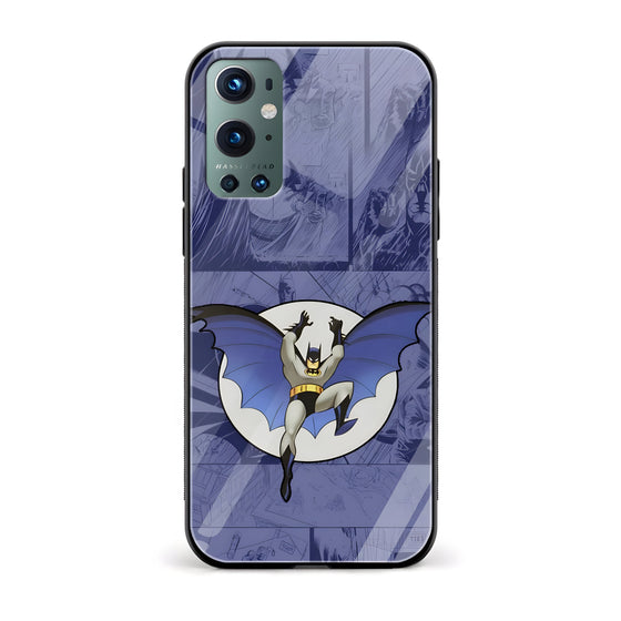 Batman Printed Glass Back Phone Case