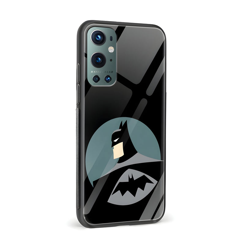 Batman Printed Glass Back Phone Case