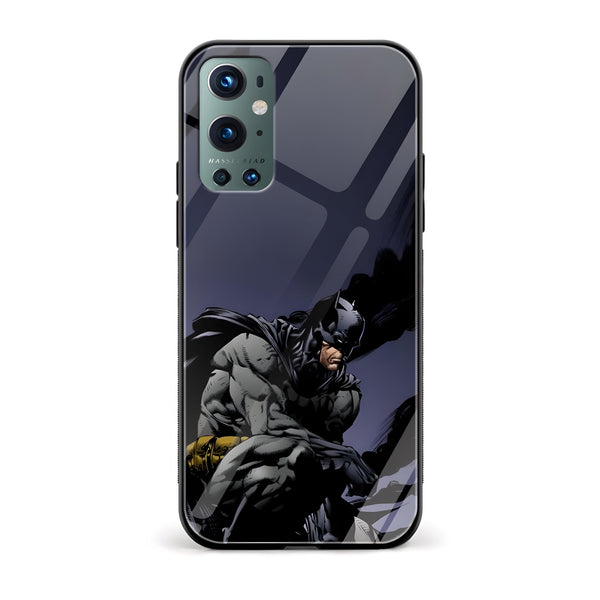 Batman Printed Glass Back Phone Case