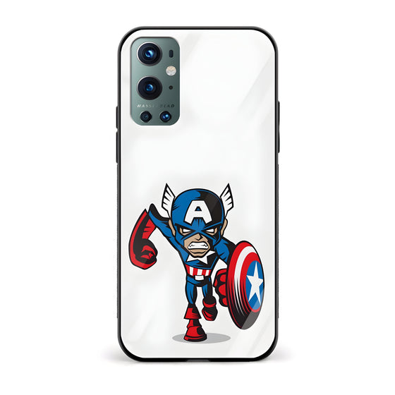 Captain America – Animated Print Glass Back Phone Case