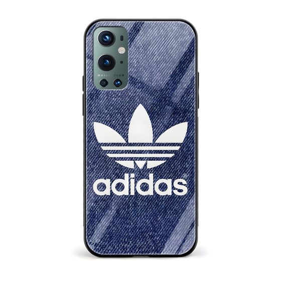 Denim Printed Glass Back Phone Case