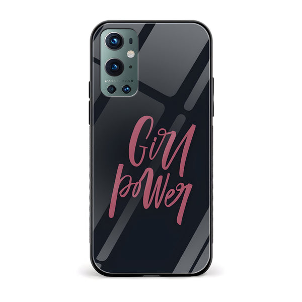 Girl Power Printed Glass Back Phone Case