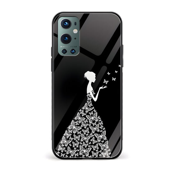 Feminine Printed Glass Back Phone Case