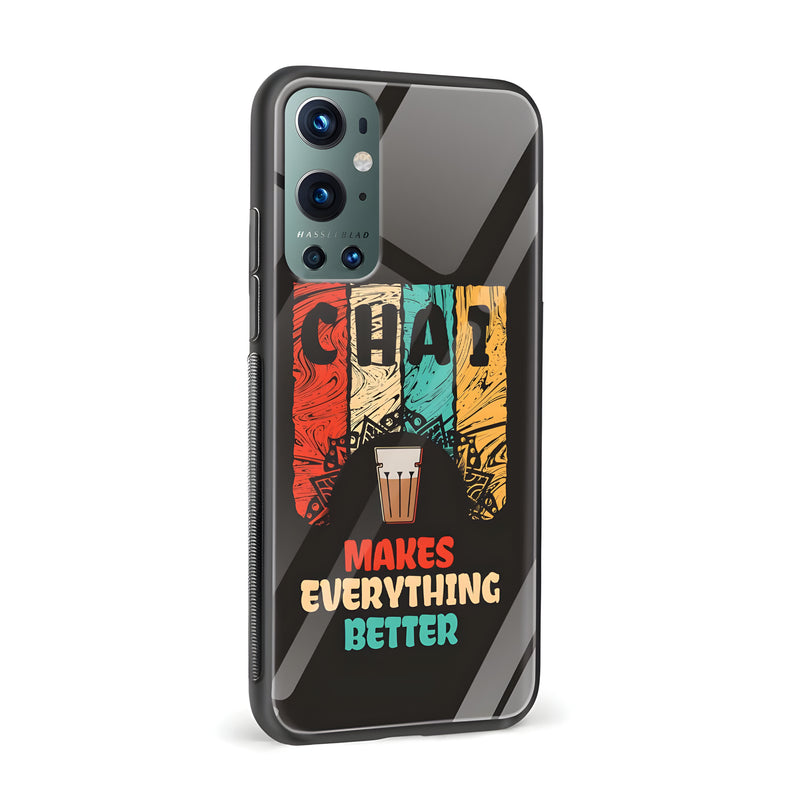 CHAI Makes Everything Better Printed Glass Back Phone Case