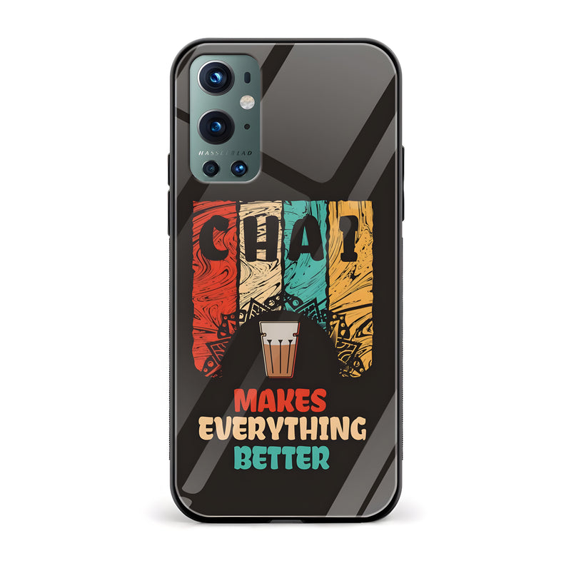 CHAI Makes Everything Better Printed Glass Back Phone Case