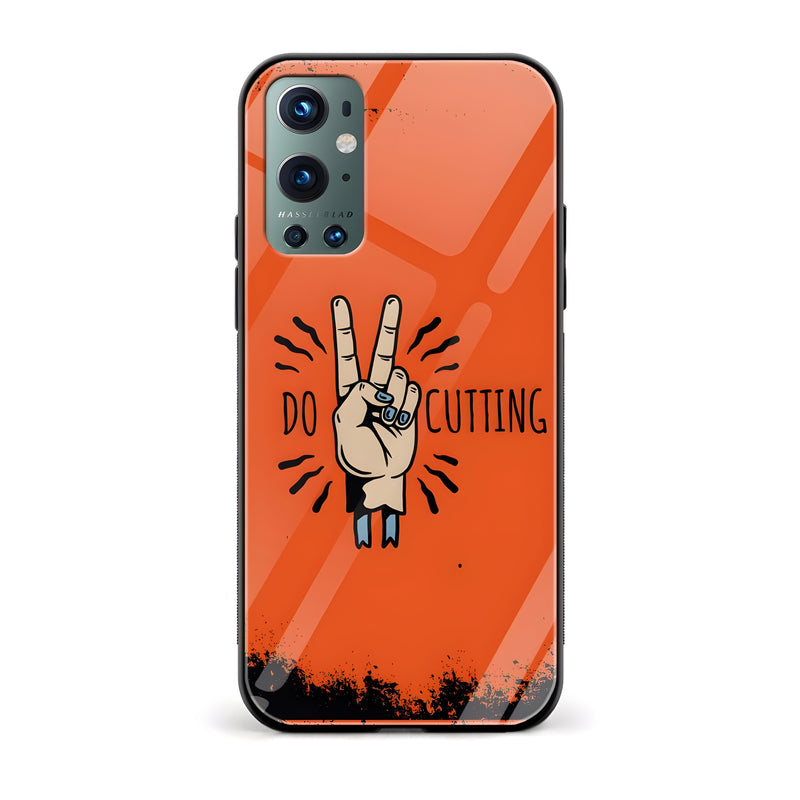 Do Cutting Printed Glass Back Phone Case