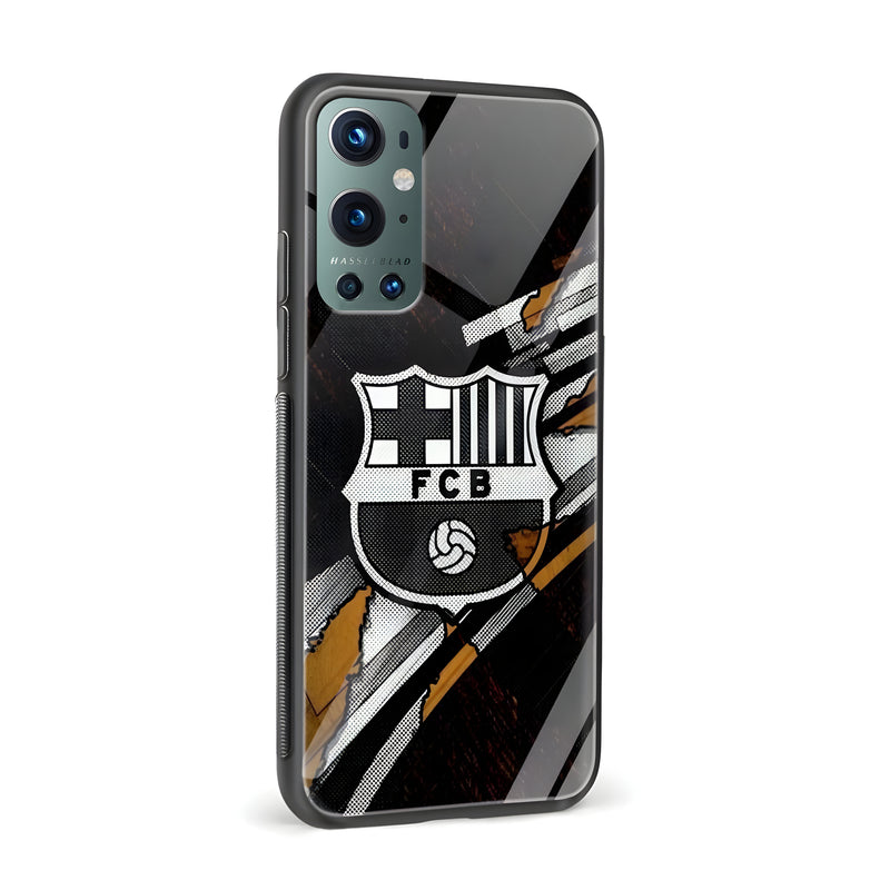 FCB Barcelona Glass Back Phone Case