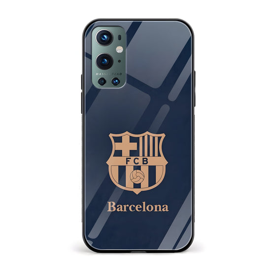 FCB Barcelona Logo Glass Back Phone Case