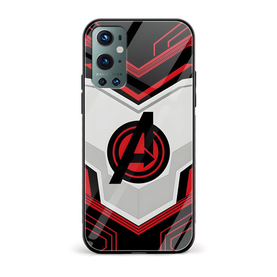 Avengers Logo Glass Back Phone Case