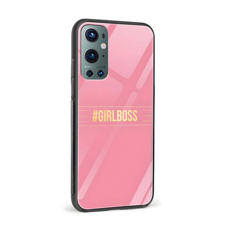 Girl Boss Glass Back Phone Case