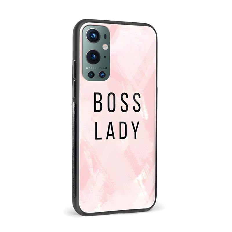 Boss Lady Glass Back Phone Case