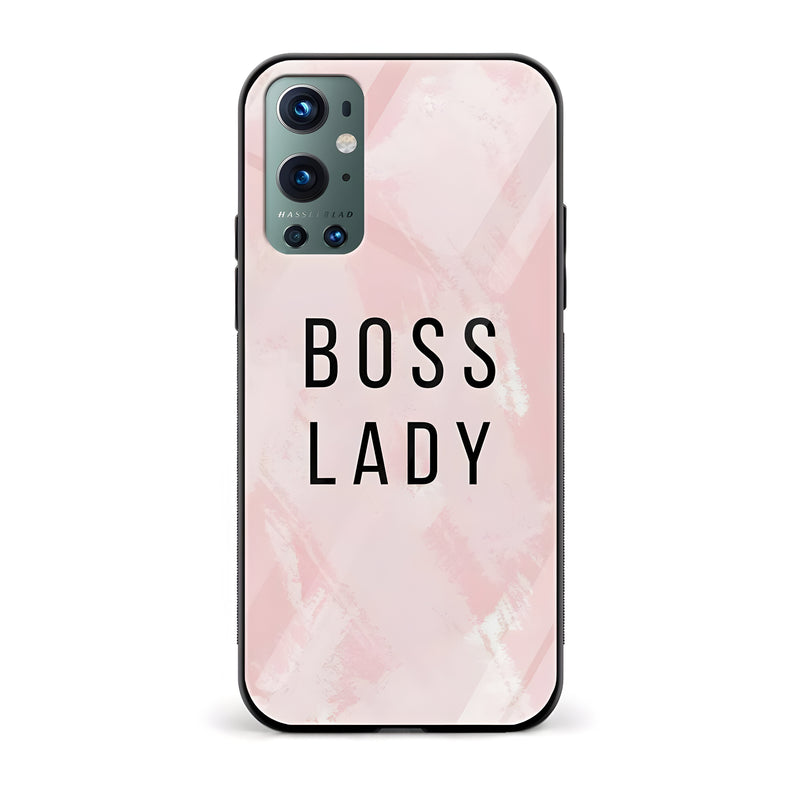 Boss Lady Glass Back Phone Case