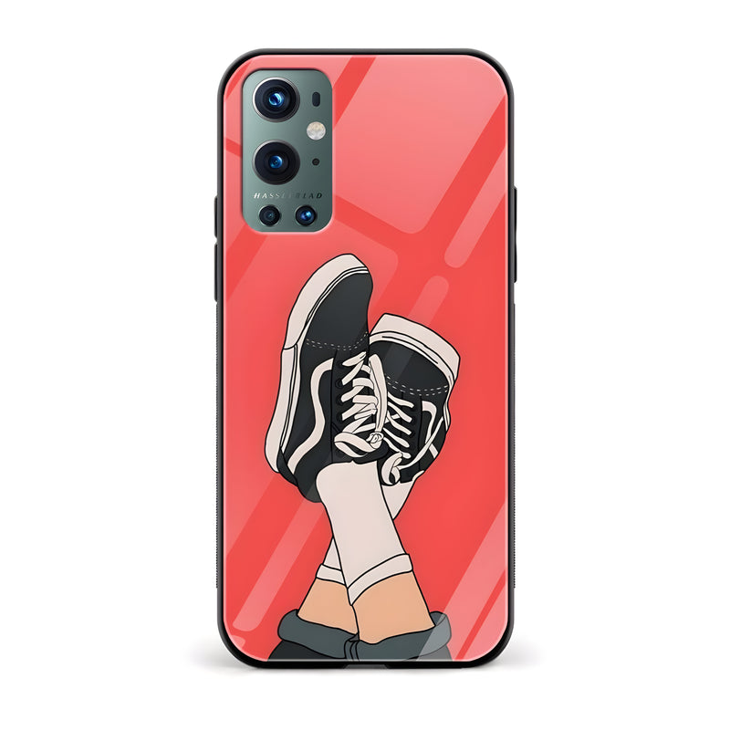 Girls Vans Shoes Glass Back Phone Case