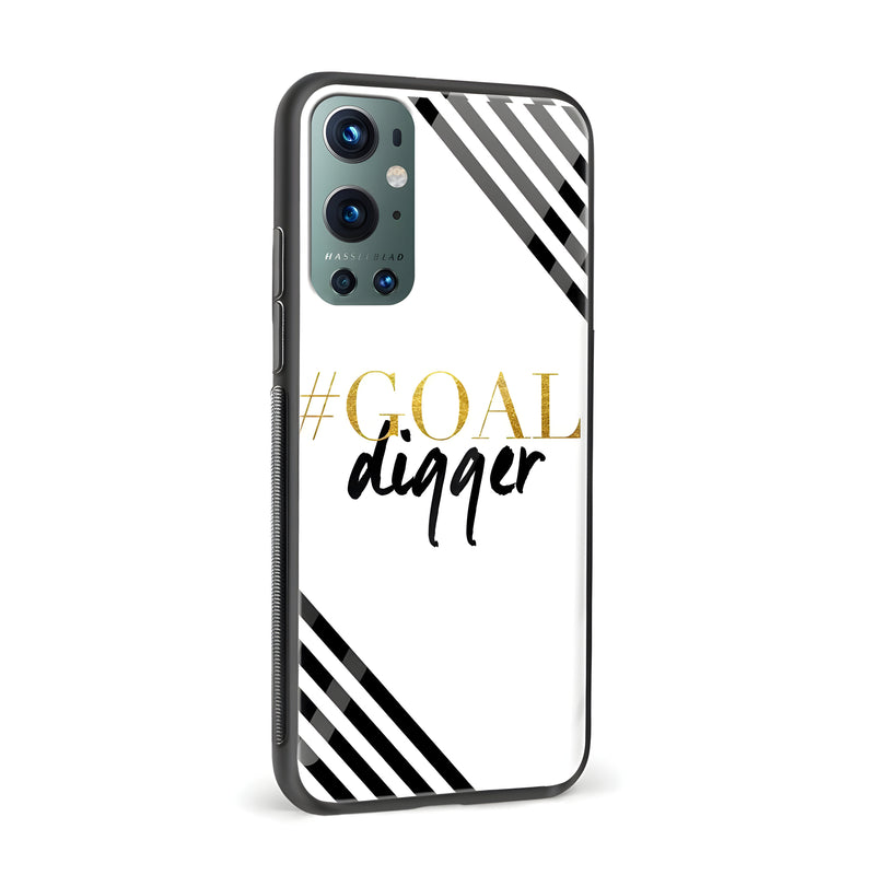 Goal Digger Glass Back Phone Case