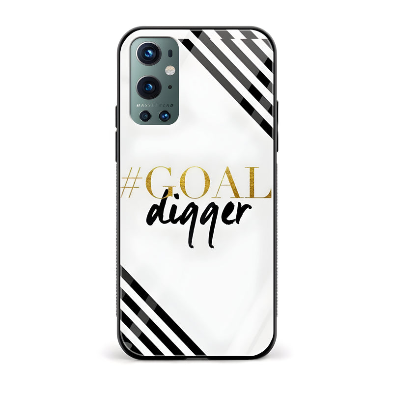 Goal Digger Glass Back Phone Case