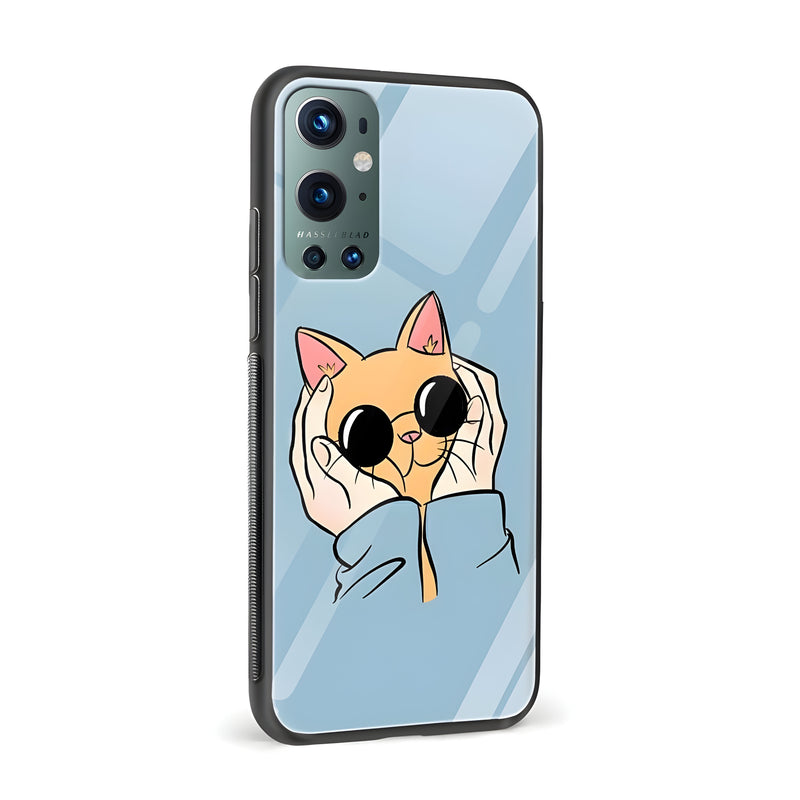 Cat Lover Glass Back Phone Case