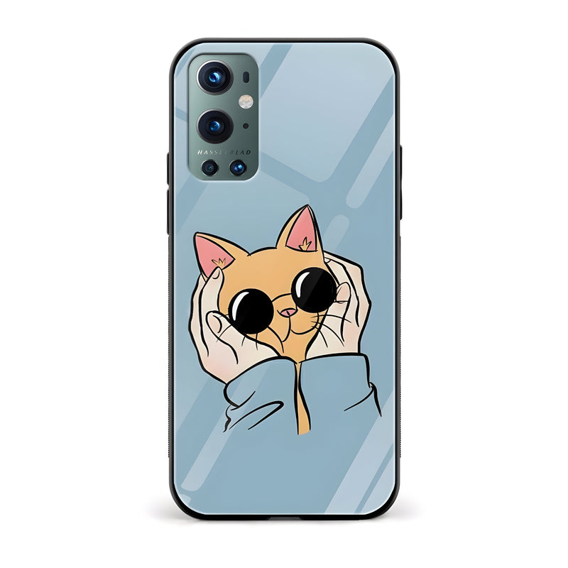 Cat Lover Glass Back Phone Case