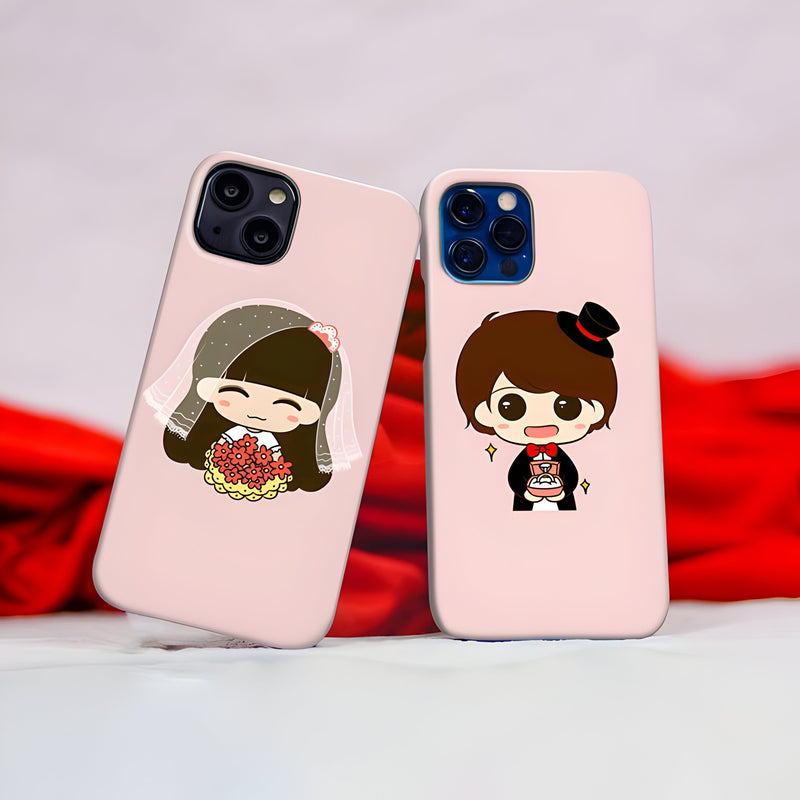 Bride and Groom Couple Case