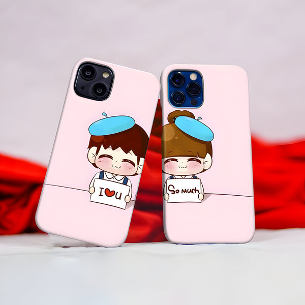 I <3 u Couple Case