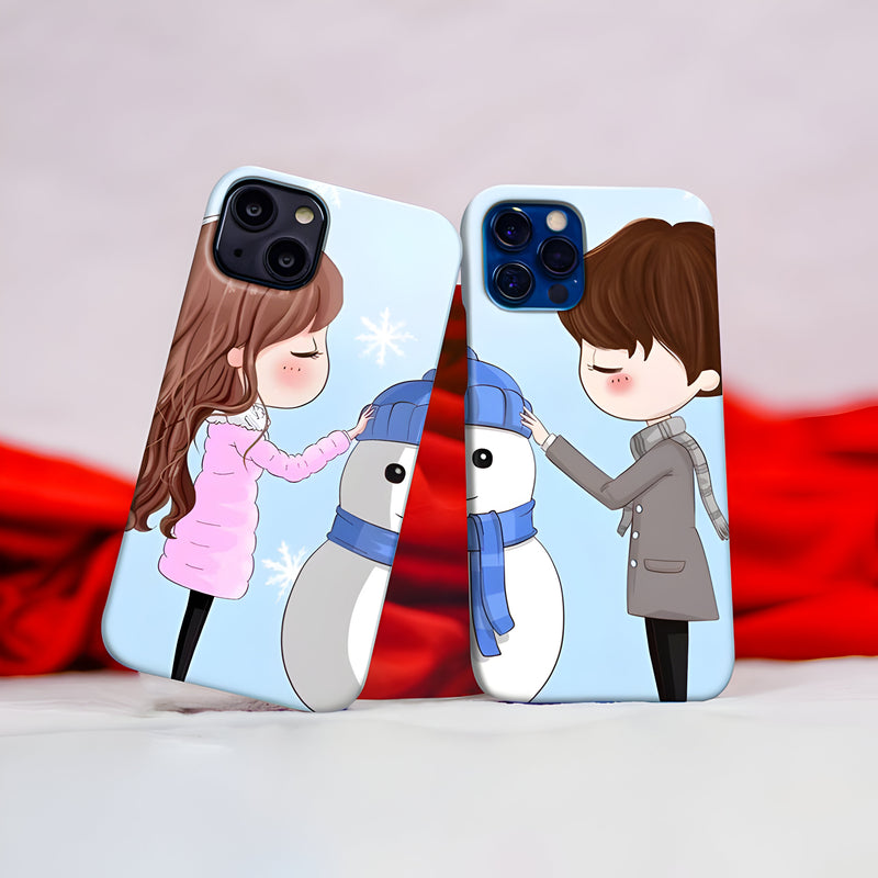 Snow Man Couple Case