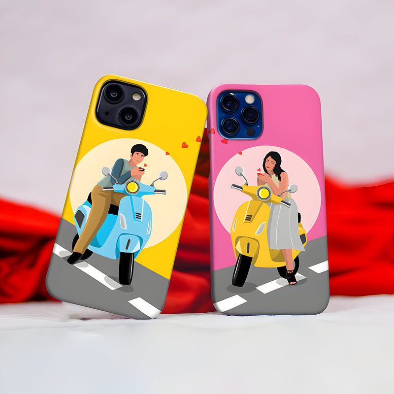 Vespa Love Couple Case