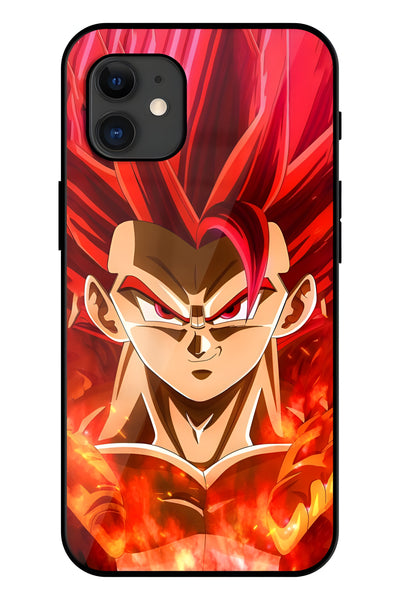 Gogeta Dragon Ball Printed Glass Back Phone Case