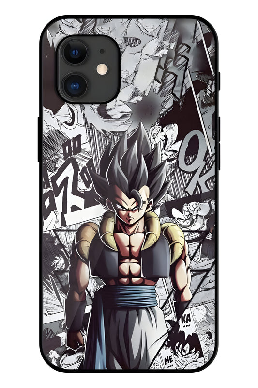 Dragon Ball Z Printed Glass Back Phone Case