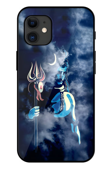 Shiva Art Printed Glass Back Phone Case