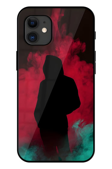 Alone Boy Printed Glass Back Phone Case