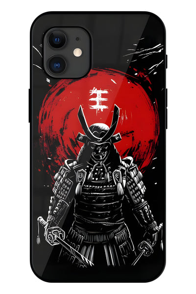 Shedow Fighter Printed Glass Back Phone Case