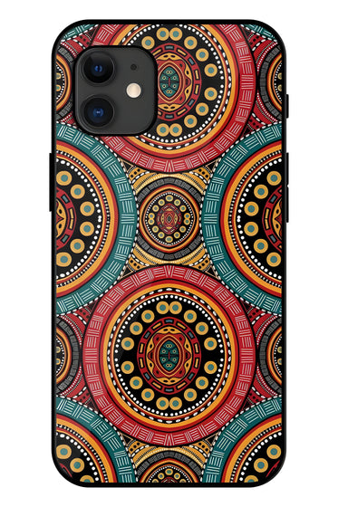 Hand Craft Painting Printed Glass Back Phone Case