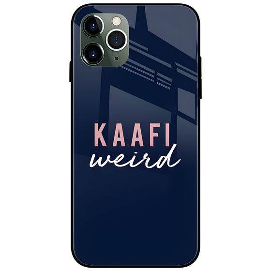 Kaafi Weird Glass Case Back Cover