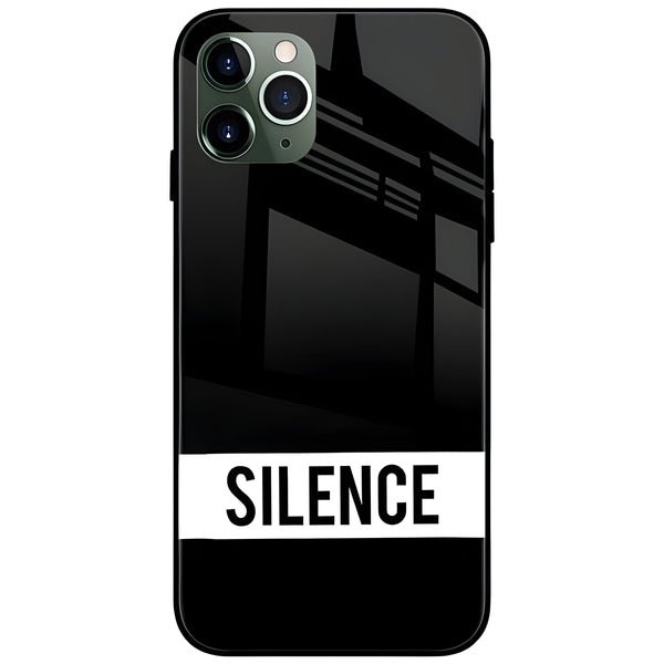 Silence Glass Case Back Cover