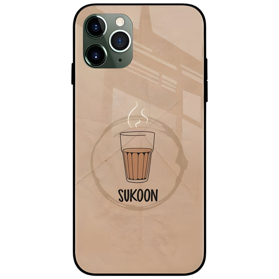 Sukoon Wali Chai Glass Case Back Cover